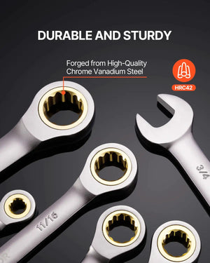 Premium Cr V Steel Ratchet Wrench Set — product image 4