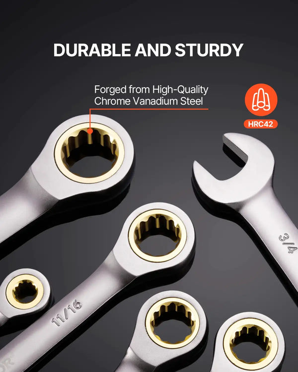 Premium Cr V Steel Ratchet Wrench Set — product image 4