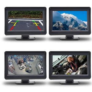 HC Rear View Backup Camera With Monitor For Truck 24V Night Vision 5 Inch Screen - stepyours.com