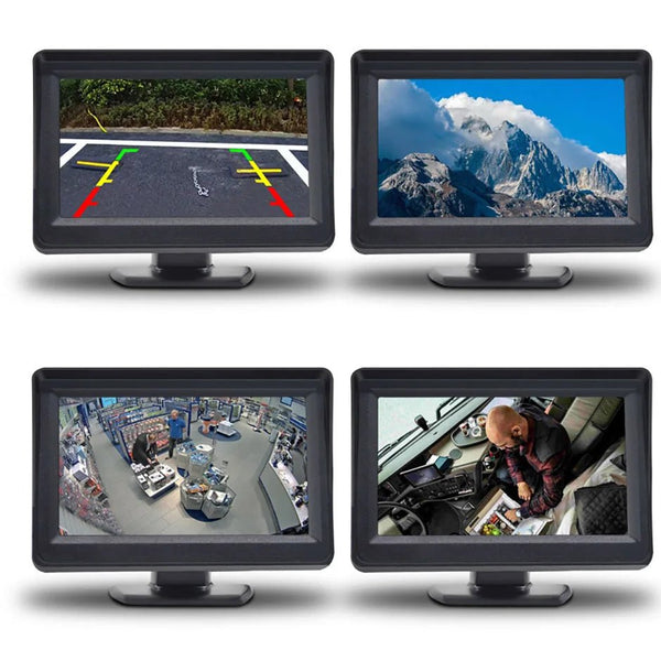 HC Rear View Backup Camera With Monitor For Truck 24V Night Vision 5 Inch Screen - stepyours.com