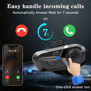 Motorcycle Bluetooth Headset - Hands-Free Calling — product view 6