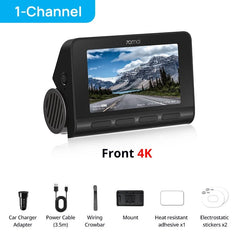70mai 4K Dash Cam A810 Front Rear Set With 4G LTE UP04 GPS ADAS DVR - stepyours.com