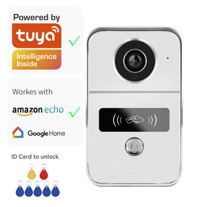 Tuya Smart 1080P Doorbell Camera WiFi Wireless IR HD Video Door Bell Phone Intercom with RJ45 to POE Optional Lock Unlock Module by stepyours.com