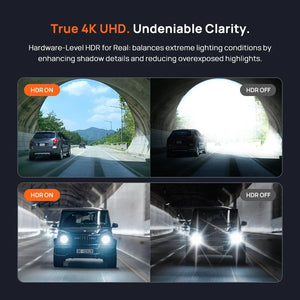 70mai 4K Dash Cam A800SE GPS ADAS Voice Control Ultra HD WiFi 6 - stepyours.com