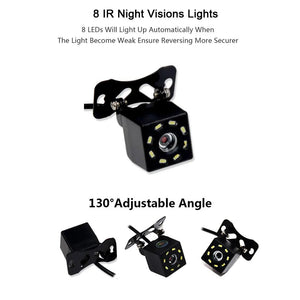 Car Rear View Camera Night Vision IP68 Waterproof Reversing Parking Monitor - stepyours.com