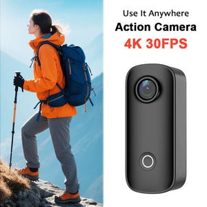 SJCAM C100 Plus Action Camera 4K30FPS 12MP Waterproof 30M WiFi - stepyours.com