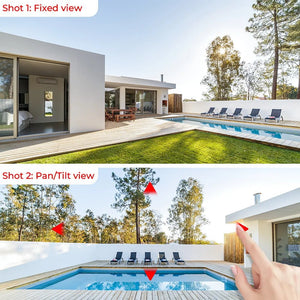 8MP 4K Solar WiFi Outdoor Camera Built In Battery Dual Lens 2K Surveillance - stepyours.com