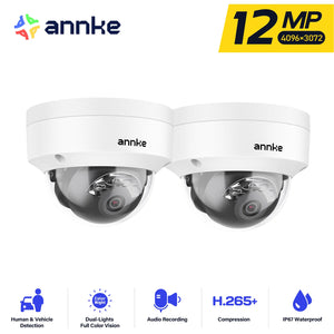 ANNKE 12MP IP67 Dual Light PoE Camera With Color Night Vision And Microphone - stepyours.com