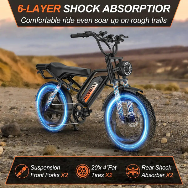AOVOPRO E-Bike - Fat Tire — product view 6
