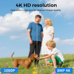 4K Outdoor Dual Lens PTZ WiFi Security Camera With 5X Zoom And Smart Tracking - stepyours.com