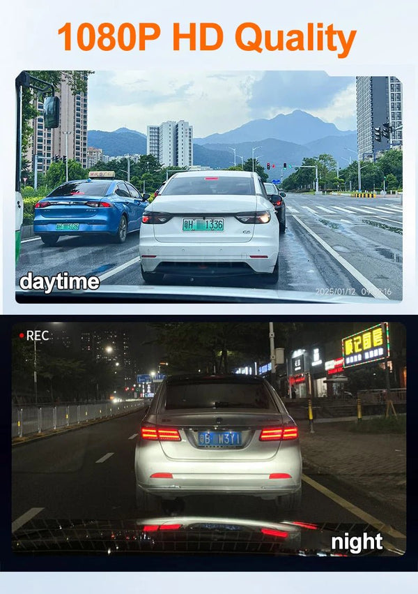 4 Channel 360 Dash Cam With 1080P Front Left Right Rear 24H Parking - stepyours.com