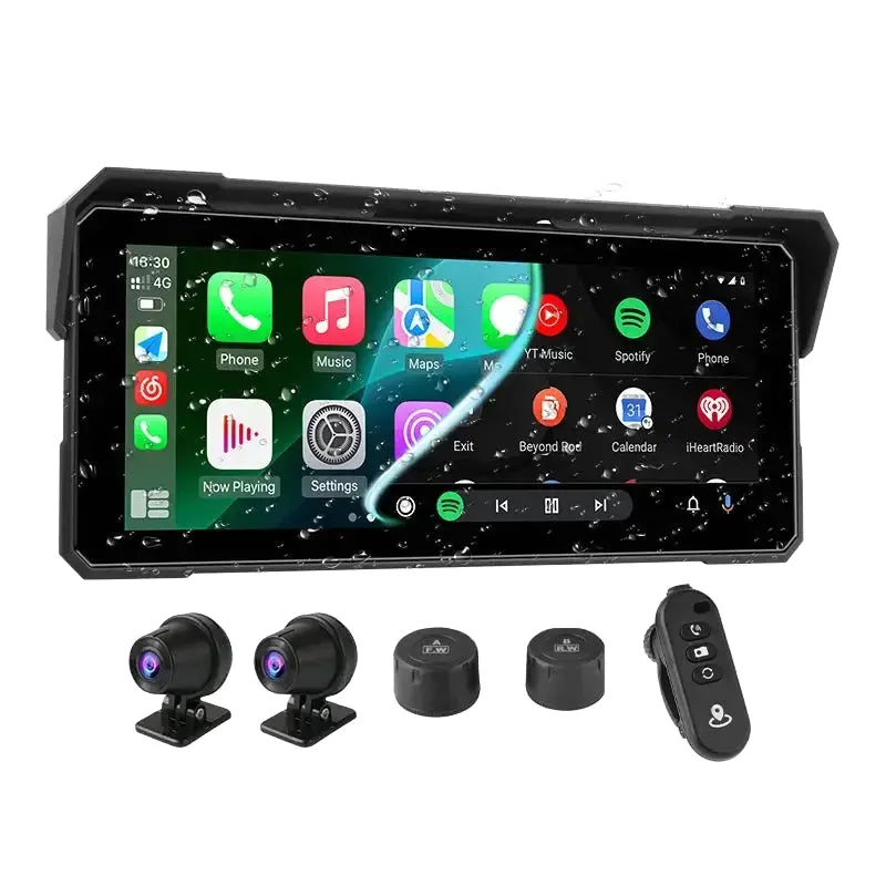 Jansite Motorcycle Screen - Waterproof - DVR button TPMS product image