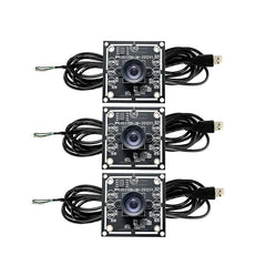 3 Pack USB Camera Modules 100 Degree 1MP OV9732 1280x720 2m Cable For DIY - stepyours.com