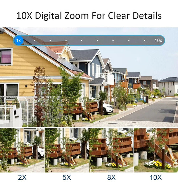 8MP 4G Dual Lens Outdoor Surveillance Camera - With PTZ And Dual Screen - stepyours.com