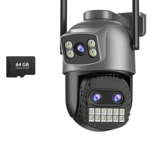 BESDER 15MP WiFi Outdoor Camera Dual Screen 10X Zoom PTZ Security IP Cam - stepyours.com