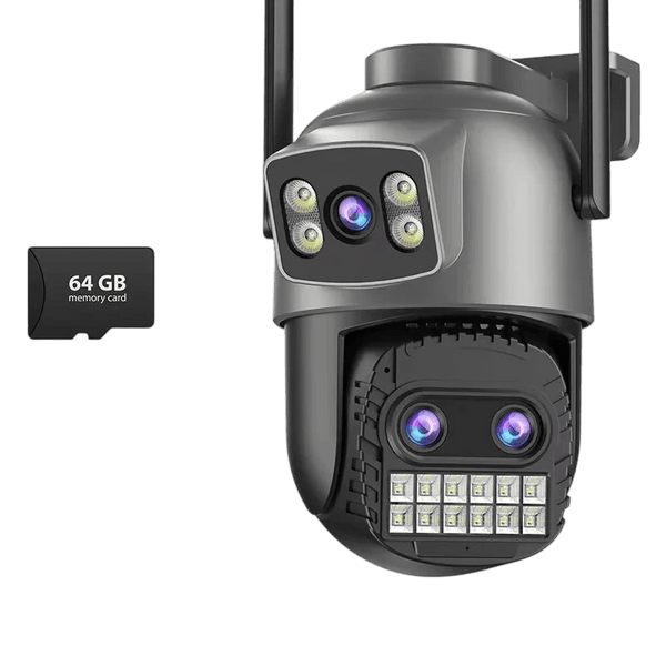 BESDER 15MP WiFi Outdoor Camera Dual Screen 10X Zoom PTZ Security IP Cam - stepyours.com