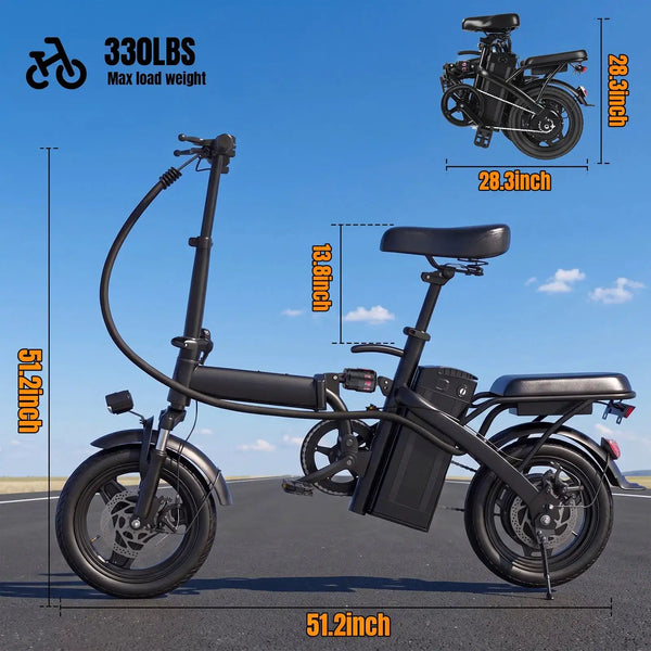Smooth Ride Folding Electric Bike — product view 6