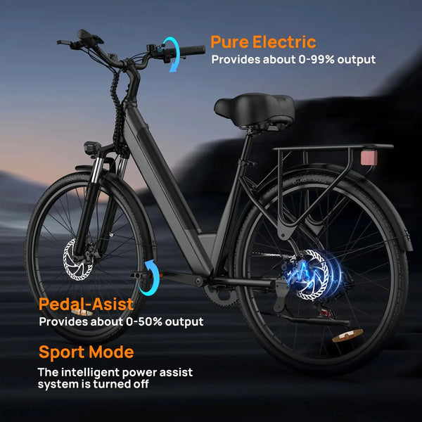 Urlife Electric Commuter Bike — product view 4