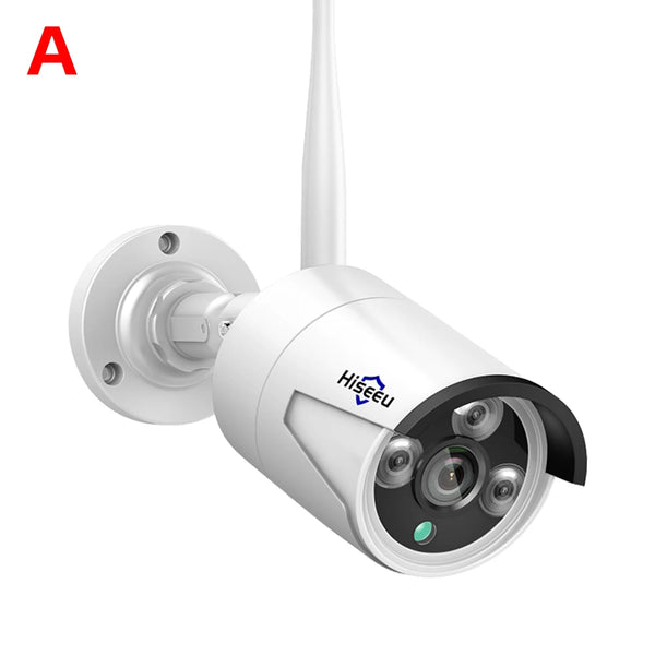 Hiseeu Wireless IP Camera 3MP Waterproof Indoor Outdoor Security WiFi Kit - stepyours.com