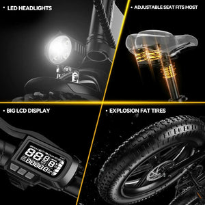 Cybervelo Foldable Fat Tire Ebike — product view 5
