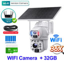 SHIWOJIA Solar 4G Security Camera With 360 Night Vision And 36X Zoom - stepyours.com