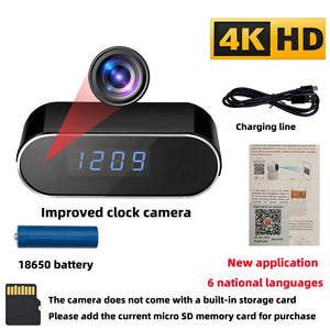New 4KHD Mini WiFi Camera for Improved Clarity, Infrared Night Vision, Remote Viewing, Motion Detection, Wireless Mini Camera by stepyours.com