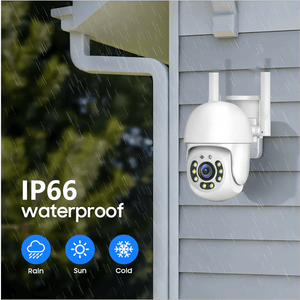 Tuya 4MP PTZ Outdoor WiFi Security Camera - IP66 Weatherproof and AI Alerts - stepyours.com