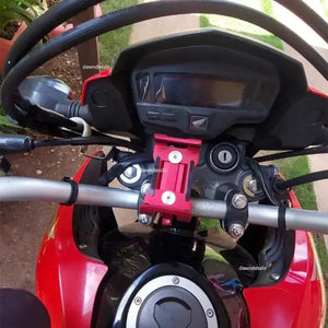 Rugged Motorcycle Phone Mount for Rides – Gray Upgrade product view 2