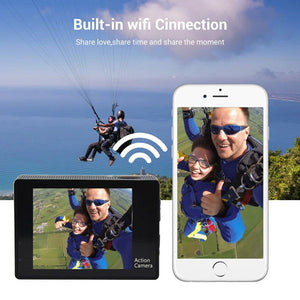 4K Action Camera WiFi Underwater Helmet Cam for Outdoor Sports - stepyours.com