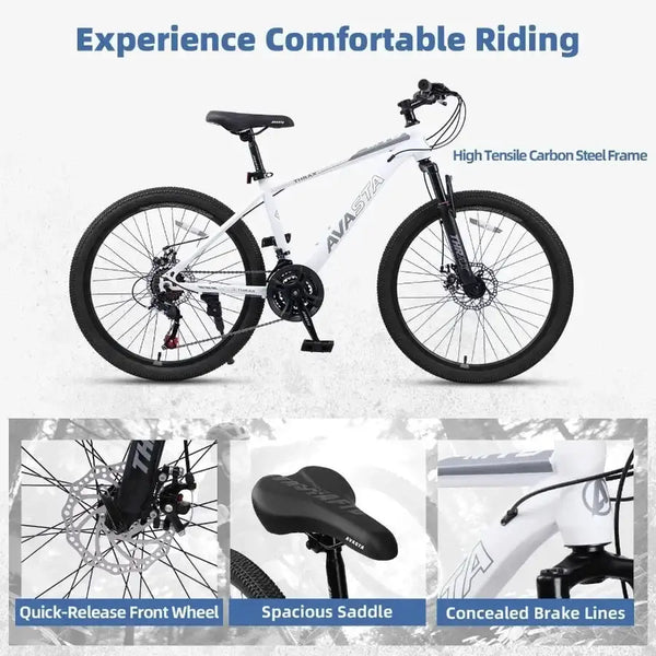 Inch Carbon Steel Mountain Bike — product image 4