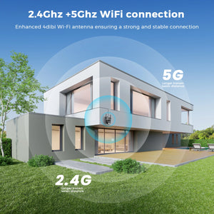 Abuntu 15MP 8K PTZ WiFi Outdoor Camera - 10X Zoom AI Human Detection - stepyours.com