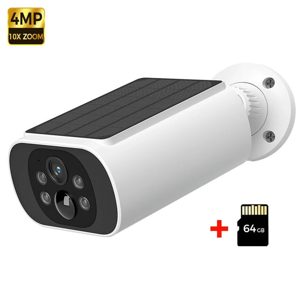 ALEVIO Solar Outdoor Camera - 2.5K Video, AI Detection And Color Night Vision - stepyours.com