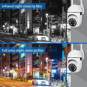 8MP WiFi Surveillance Camera PTZ IP Camera Color Night Vision AI Human Tracking - stepyours.com