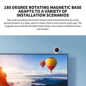 Xiaomi Smart IP Camera Standard Edition 2K HD Night Vision AI Alarm - stepyours.com
