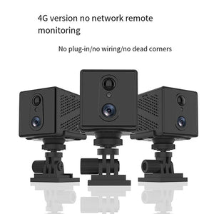 5MP Mini Camera 4G IP CCTV Two Way Audio 3000mAh Battery 64GB Night Vision - stepyours.com