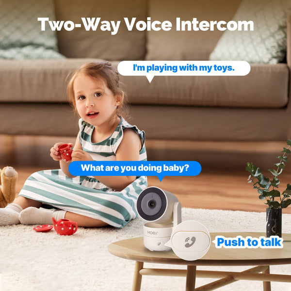 MOES Tuya WiFi Indoor Pan/Tilt Camera - 4MP HD Night Vision And Motion Alerts by stepyours.com