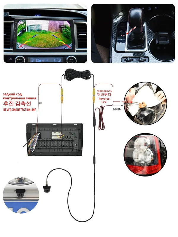 Car Rear View Camera 170 Degree Wide Angle Waterproof HD Night Vision For BMW - stepyours.com