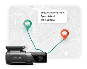 70Mai M500 Dash Cam 1944P GPS ADAS 24H Parking Monitor - stepyours.com