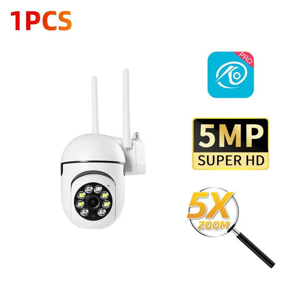 OKam Pro Indoor 8MP WiFi IP Camera - Smart Tracking And 355 Degree Pan - stepyours.com