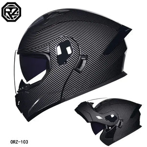 ORZ Modular Flip Helmet Dual Visor — product view 4