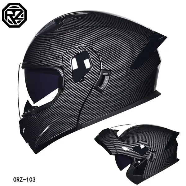 ORZ Modular Flip Helmet Dual Visor — product view 4