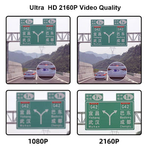 4K Dash Cam With GPS Dual Lens Night Vision 24 Hour Parking - stepyours.com