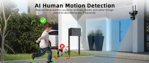 10K 20MP Outdoor WiFi Security Camera 360 Degree PTZ With 4 Lenses And 16X Zoom - stepyours.com