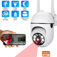 1080P HD PTZ WiFi IP Camera Outdoor Night Vision Waterproof CCTV Surveillance - stepyours.com