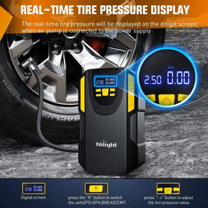 Compact Auto Car Air Pump — product view 4