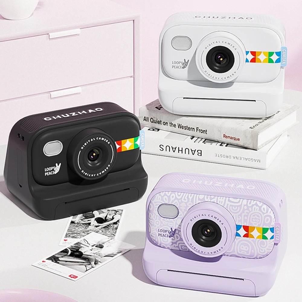 Joytrip Kids Color Instant Print Camera No Ink Thermal Paper HD Video Gift - stepyours.com