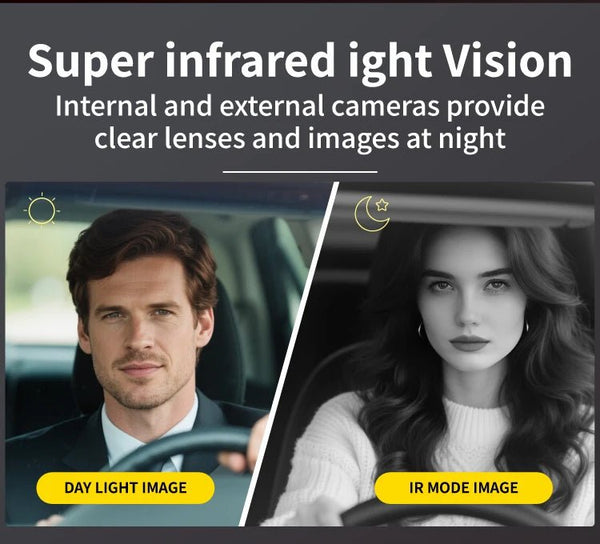 3 Channel Car Dash Camera 1080P Front Rear Cabin Night Vision - stepyours.com