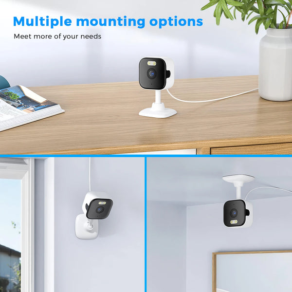 BESDER 5MP Mini Cube Camera - AI Human Detection and Two - Way Audio - stepyours.com