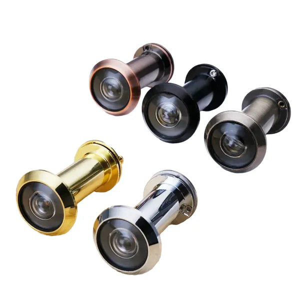 220 Degree Door Viewer HD glass lens Wide Angle Peephole Security Hidden Door Adjustable Glass Lens For Furniture Hardware Tools by stepyours.com