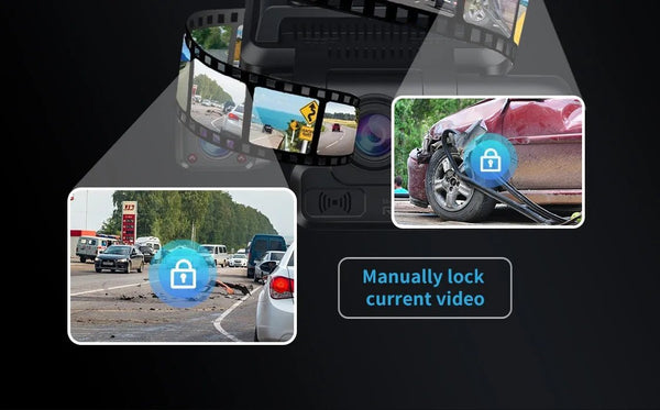TiESFONG 4CH GPS Dash Cam I7Pro Front 4K 2K Plus 3x1080P Car DVR WiFi - stepyours.com